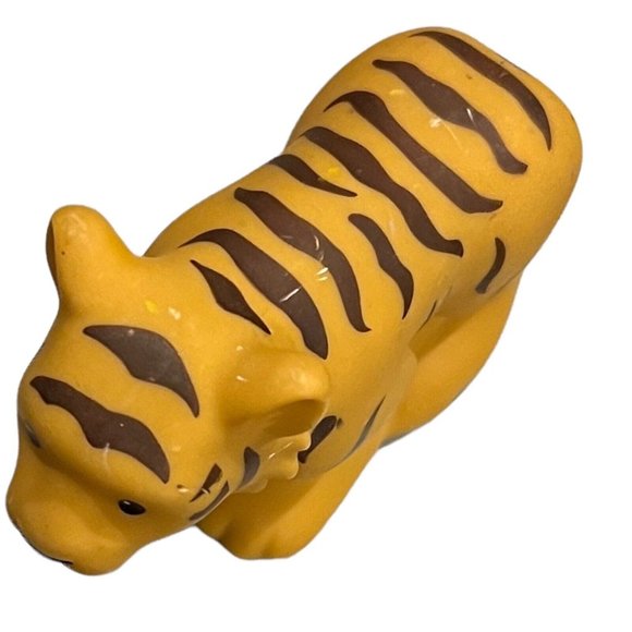 Little People Tiger 2014 Loose Fisher Price Striped Big Cat Zoo Replacement Toy - Picture 6 of 9